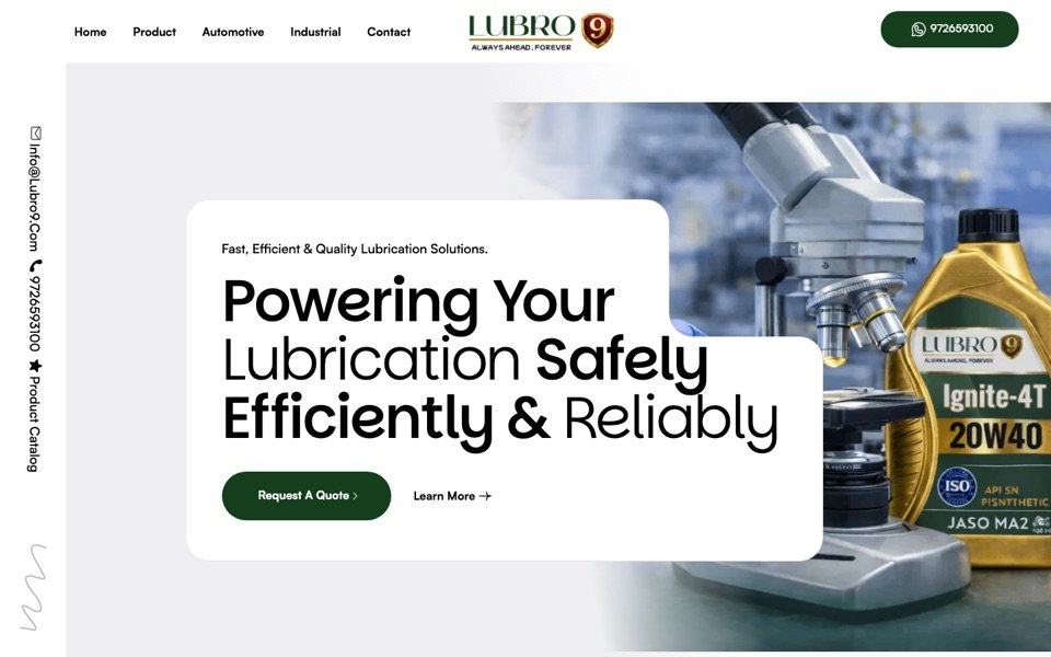 Lubro9 Petrochem homepage